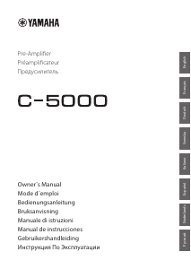 Manual de uso Yamaha C-5000 Preamplificador