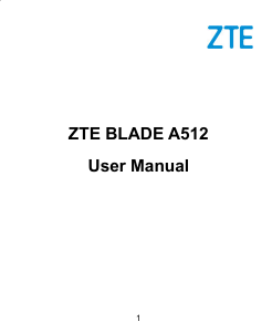 Handleiding ZTE Blade A512 Mobiele telefoon