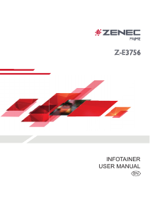 Manual Zenec Z-E3756 Car Navigation
