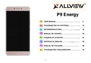 Руководство Allview P9 Energy Мобильный телефон