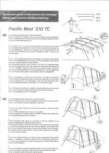 Mode d’emploi Safarica Pacific Reef 310 TC Tente