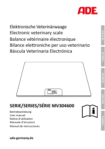 Manual ADE MV304600 Scale