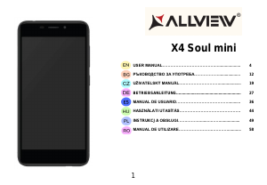 Használati útmutató Allview X4 Soul Mini Mobiltelefon