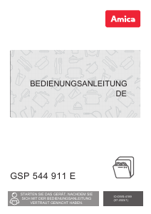 Bedienungsanleitung Amica GSP 544 911 E Geschirrspüler