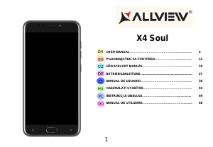 Handleiding Allview X4 Soul Mobiele telefoon