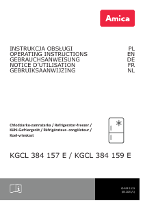 Handleiding Amica KGCL 384 157 E Koel-vries combinatie