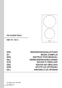 Handleiding Amica KMI 751 100 C Kookplaat