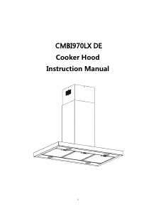 Handleiding Candy CMBI970LX DE Afzuigkap