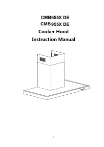 Handleiding Candy CMB655X DE Afzuigkap