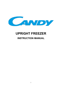 Bruksanvisning Candy CNF 170 EEW Frys