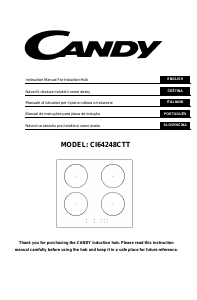 Manual Candy CI64248CTT Hob