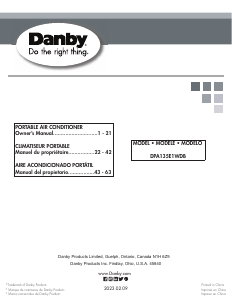 Mode d’emploi Danby DPA135E1WDB Climatiseur