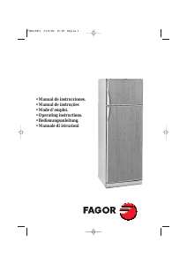 Manual de uso Fagor 1FFD-27LA Frigorífico combinado