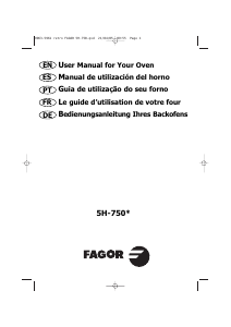 Bedienungsanleitung Fagor 5H-750N Backofen
