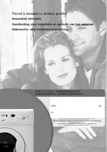 Bedienungsanleitung Fagor 1F-3609LA Waschmaschine