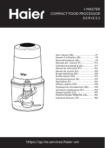 Manual Haier HCH5B1 011 Chopper