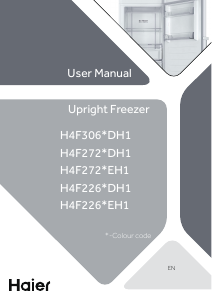 Manual de uso Haier H4F272WEH1K Congelador