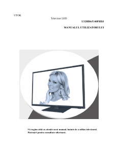 Manual UTOK U40FHD3 Televizor LED