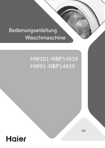 Manual Haier HW101-NBP14939 Washing Machine