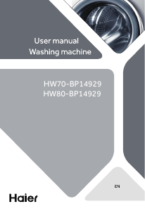 Handleiding Haier HW80-BP14929 Wasmachine