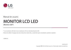 Bruksanvisning LG 32MR50C-B LED-skjerm