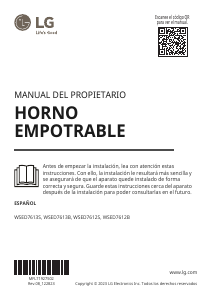 Manual de uso LG WSED7613B Horno