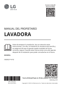 Manual de uso LG F4WR5510A0W Lavadora