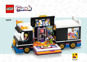 Kasutusjuhend Lego set 42619 Friends Popstaari tuuribuss