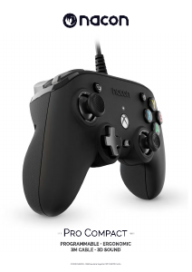 Mode d’emploi Nacon Pro Compact (Xbox) Contrôleur de jeu