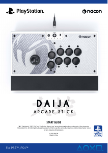 Mode d’emploi Nacon Daija Arcade (PlayStation) Contrôleur de jeu