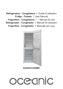 Mode d’emploi Oceanic OCEAFC230WP Réfrigérateur combiné