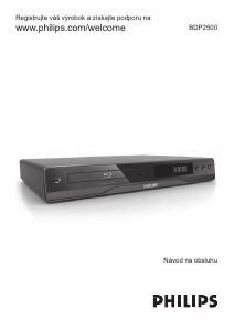 Návod Philips BDP2500Q Blu-ray prehrávač