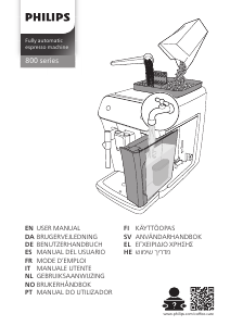 Manual Philips EP0824 Máquina de café expresso