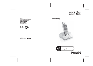 Handleiding Philips DECT5211B Draadloze telefoon