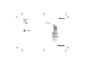 Handleiding Philips DECT5250S Draadloze telefoon