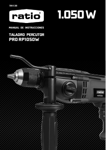 Manual de uso Ratio PRO RP1050W Taladradora de percusión