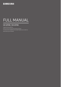 Manual Samsung HW-Q990B Altifalante