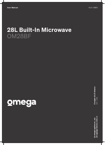 Manual Omega OM28BF Microwave
