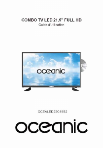 Mode d’emploi Oceanic OCEALED22C19B2 Téléviseur LED