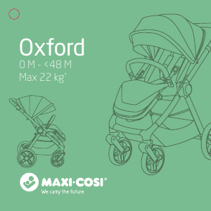 Kullanım kılavuzu Maxi-Cosi Oxford Katlanır bebek arabası