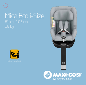Manuál Maxi-Cosi Mica Eco i-Size Autosedadlo