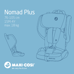 Kullanım kılavuzu Maxi-Cosi Nomad Plus Oto koltuğu