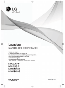 Manual de uso LG F1296QDW3 Lavadora