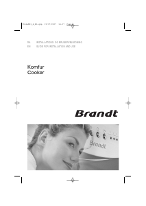 Handleiding Brandt KV600WN1 Fornuis