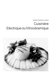 Mode d’emploi Brandt KVC660W Cuisinière