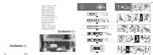 Használati útmutató De Dietrich DKP1133X Hűtő és fagyasztó