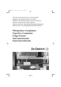 Manual de uso De Dietrich DKP827W Frigorífico combinado