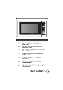Manual De Dietrich DME729BUK Micro-onda