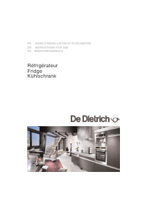 Manual De Dietrich DKS1137X Refrigerator