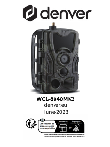 Manuale Denver WCL-8040MK2 Action camera